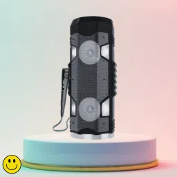 GUGGU Play (PORTABLE BLUETOOTH PARTY SPEAKER) With Karaoke Mic, High Quality SoundV499 20 W Bluetooth Party Speaker-image-80