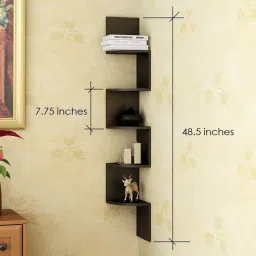 Engineered Wood Open Book Shelf-0