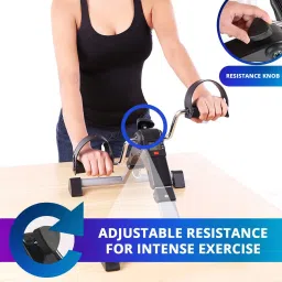 nimyank Folding Peddler with Electronic Display Exercise Bike Mini Pedal Exerciser Cycle image 5