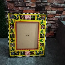 Handpainted Wooden Photo Frame for Wall, Weeding, Birthday, Anniversary 8 inch Handicraft-picture-19