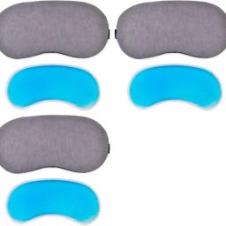 Eye Mask with Cooling Gel For Insomnia, Meditation, Night Deep Sleep, Dark Circles, Puffy Eye's, Dry Eyes And Eye Fatigue (Pack 3)-image-56