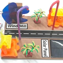 Wind Turbine Solar Panel Project Science Working for School Student Kit-22