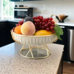 Luxury Fruit Basket for Kitchen Island or Dining Table Iron Fruit & Vegetable Basket-picture-18
