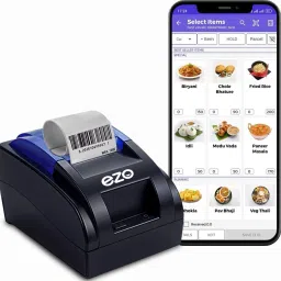 Ezo 58MM 2 Inch Thermal Billing Machine With 6 Month Software Subscrption and 5 Roll Thermal Receipt Printer-picture-2