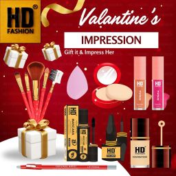 Valentine’s Special Makeup Kit Gift Set Lipstick, Foundation, Brushes & More 211-image-89