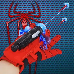 Spiderman Web Shooters Toy For Kids, Launcher Wrist Toy Set,Cosplay Launcher-picture-0