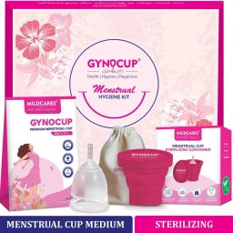 Medium Reusable Menstrual Cup Menstrual cup With Period cup case safe Easy-to-Use-image-25