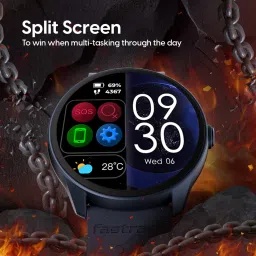 Fastrack Revoltt FR1 Pro|1.3Inch AMOLED display with 600 Nits|Advanced BT Calling Chipset Smartwatch image 4