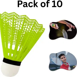 Training-ready Nylon Shuttlecock with premium build Plastic Shuttle- Multicolor-picture-13