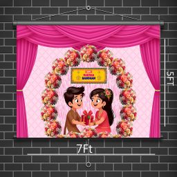 PINK RAKHI K62 Curtain Fabric-image-7