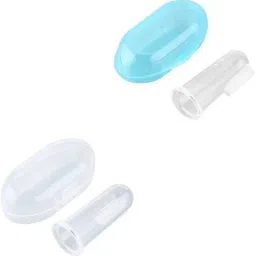 Silicone Baby Finger-Brush with Case Ultra Soft Toothbrush (pack of 2) Ultra Soft Toothbrush-12
