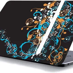 qth FLORAL LAP-4281 VINYL Reusable Laptop Skin Compatible for 15.6 inch-image-39