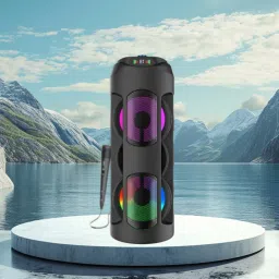 SACRO Bluetooth (PORTABLE BLUETOOTH PARTY SPEAKER) With Mic and High Bass SoundX438 40 W Bluetooth Tower Speaker-picture-20