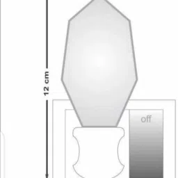kritam Maa Sherawali 3D lllusion Led Lamp comes with 7 color lighting for Room, Lobby Table Lamp image 5
