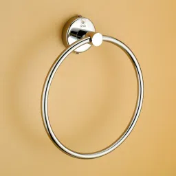 Stainless Steel Towel Ring for Bathroom/Wash Basin/Napkin-Towel Hanger/Bathroom Accessories (Chrome-Round) Silver Towel Holder-image-64