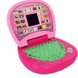 Children Learning LED Screen Laptop Kids Pre-School Tablet (Multicolor)-1