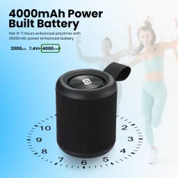 Portronics SoundDrum P Wireless with 6-7 hrs Playback Time, Handsfree Calling, 20 W Bluetooth Speaker image 3
