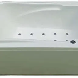Splendour 5 Feet Acrylic with Bubble Bath Free-standing Bathtub-image-82