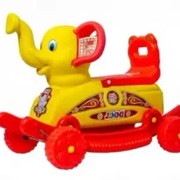 Smiley bell by flipkart kids PLASTIC ELEPHANT WITH ROCKING FUNCTION Rideons & Wagons Non Battery Operated Ride On-11