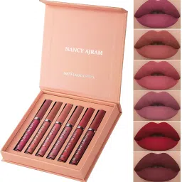 Handaiyan 6-Piece Waterproof Matte Liquid Lipstick Set – Long-Lasting, Non-Stick-22