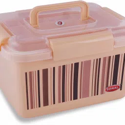 7 day - 30 day - Medical Storage Box - Special Multipurpose Medical, Pill, Aid Box, Jewelry Box, etc - Begie Color - Size Small - Pill Box-image-61