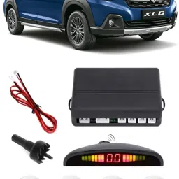 GS339 Silver Car Reverse Parking Sensor with LED Display 4 Sensor G339 Parking Sensor-image-14