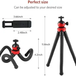 THEMRCREATIOn red black Gorilla Tripod with Rotating Ball Head Tripod asd8 Tripod-picture-22