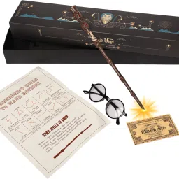 Dumbledore Light Up Wand With Harry Potter Sunglass Combo Toys Cosplay for kids-image-87