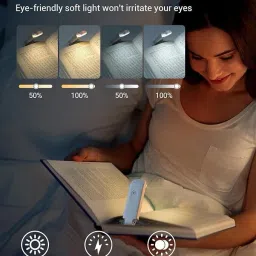vr bright lite LED Book Reading Light Lamp,Brightness Adjustable,Eye-Protection,Portable_M116 Study Lamp image 2