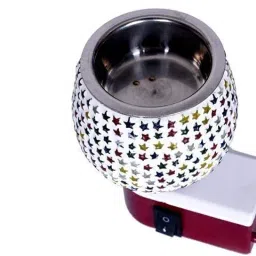 peepalcomm Premium Kapoordani & Oil Diffuser with On Off Switch Between Burner& Lamp With 1 Aroma Oil, Diffuser image 3