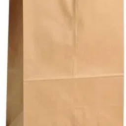 Paper 100 GSM Bag Recycle Environment Eco Friendly Biodegradable Postage Packaging Courier Envelope (L x H x W) 4" x 8"x "2 Inch Pouch - Pack of 100 Grocery Bags (Brown) Pack of 100 Grocery Bags-13