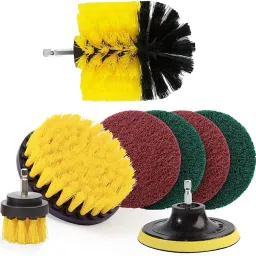 8pcs Power Drill Scrubber Brush Set, Drill Brush Set, Scrubber Brush Scrub Pad Scrub Pad-image-67