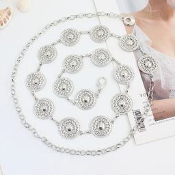 Women Silver Metal Belt-image-26