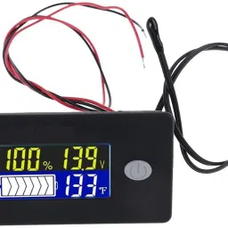 10-100V LCD Lead Acid Lithium Capacity Indicator Voltmeter Monitor Digital Battery Tester-22