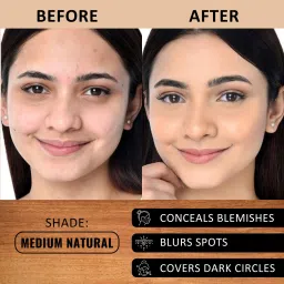 intimify Waterproof Liquid Foundation, Flawless Look, Matte Finish, Instant Full Coverage Foundation image 2