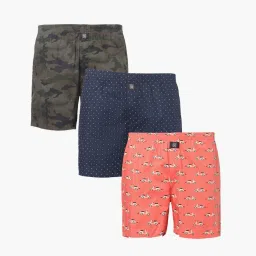Pack of 3 Printed Men Boxer-image-1