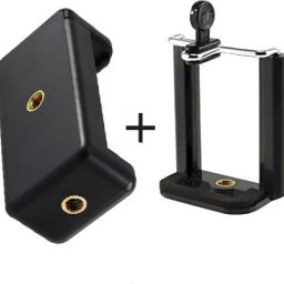 POZUB Best Buy Universal Monopod Holder Clip + 2 Hole Mobile Clip Mount for Mobile Camera Holder and Tripod Mount Holder Clip/Mount Adapter/Adjustable Clamp and 360 Degree Ball Head Set for Mobile Phone, Smartphone’s, Selfie Stick & All Types of Tripods Tripod, Monopod Kit, Monopod, Tripod Kit, Tripod Bracket, Tripod Clamp-image-22