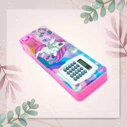 School Compaas Box Two Type Art Plastic Pencil Box-image-36