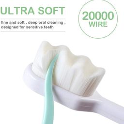 newvent Extra Soft Toothbrush Set, Ultra Soft Micro-Nano Bristled For Sensitive Gums Extra Soft Toothbrush-picture-32