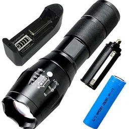 High Bright 5 Mode Torch (Black : Rechargeable) Torch-10