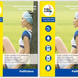 Ergin Inkjet Photo Paper 254GSM Glossy 4R Size Water Proof & Instant Dry (Pack of 2) 100Sheets 4R 254 gsm Photo Paper-image-0