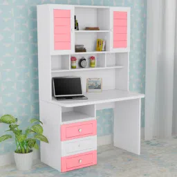 alex daisy French Collection Kids Study Table in Pink Finish-picture-14