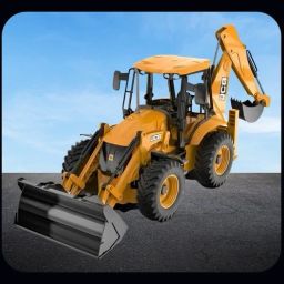 Wlco-NEW Unbreakable Pull Back JCB Truck Vehicle Toy For Kids-image-64