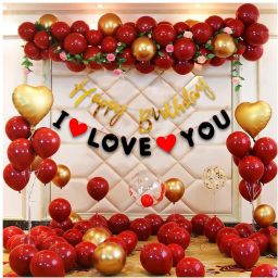 Solid Love Happy Birthday Decoration kit - Decor Combo Pack Balloon-22