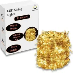 40 LEDs 11 m Yellow Flickering String Rice Lights-15