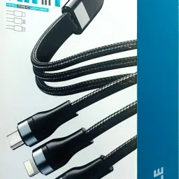 Xonic Square 3-in-1 Cable 3 A 1.2 m Nylon 3 IN 1-image-37