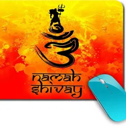 whats your kick Lord Shiva | Angry Shiva, Mahadev | Shiva | Stylish | Printed Mouse Pad /Designer Waterproof Coating Gaming Mouse Pad For Desktop/Laptop (Multi5) Non Slip Base Mousepad-image-3