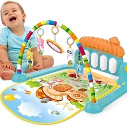 Baby Play Gym Mat And Play Piano for Kids 0-2 Years Lights & Music Activity Toy-5