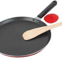 Non-Stick Dosa Tawa, Induction Bottom, Soft-Touch Handles Tawa 27.5 cm diameter-image-50