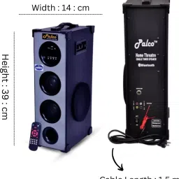 palco sound system M2000 Single Tower Multimedia Speaker System with Remote, USB, AUX & Echo Mic 40 W Bluetooth Home Theatre image 3